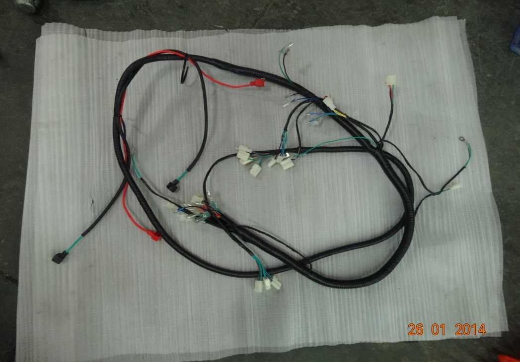 04. Установить главную косу проводки