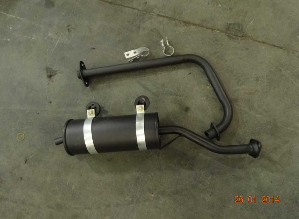 24. Установить глушитель