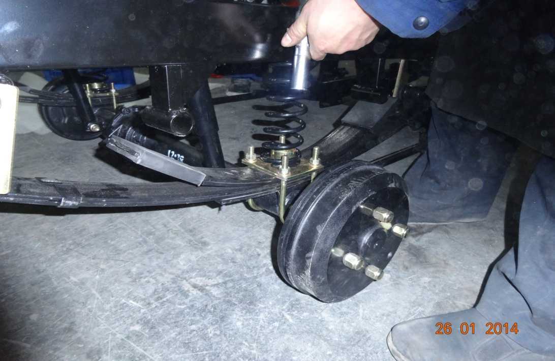 07. Установить задний мост