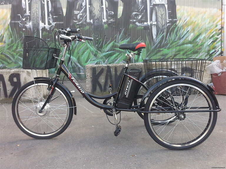 Электрический трехколесный велосипед TURAID (Фермер)